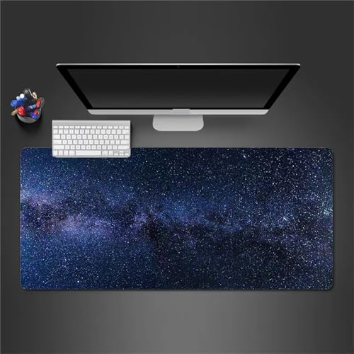 Gaming Mauspad XXL 600x300x3 mm Mousepad Sternenhimmel Mouse Mat Schreibtisch Protector Matte mit Anti-Rutsch Basis Verbessert Präzision und Geschwindigkeit von Senyanr