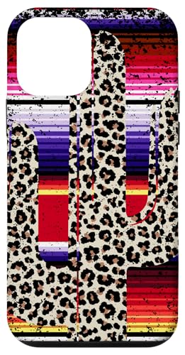 Hülle für iPhone 12 mini Serape Westernkuh Kaktus Leopard Country Türkis Rosa von Serape cowgirls western country mexican designs