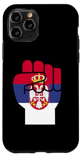 Hülle für iPhone 11 Pro Serbische Flagge Erhöhte Faust Stolz Serbien Wurzeln Serb von Serbia Flag Design Srbija Pride Serbian Eagle