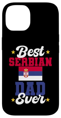 Hülle für iPhone 14 Bester serbischer Vater aller Zeiten Serbien Vatertag von Serbia Flag Design Srbija Pride Serbian Eagle