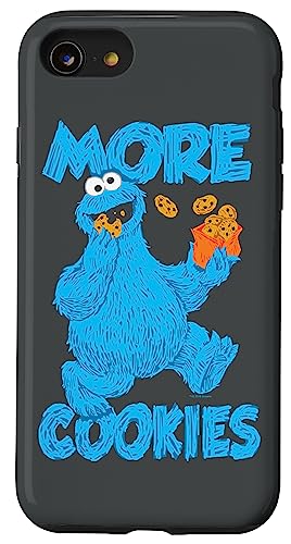 Hülle für iPhone SE (2020) / 7 / 8 Sesamstraße Krümelmonster Mehr Kekse von Sesame Street