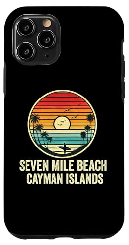 Hülle für iPhone 11 Pro Seven Mile Beach Souvenir Kaimaninseln Männer Frauen Erinnerung von Seven Mile Beach Cayman Islands Reminder Souvenir