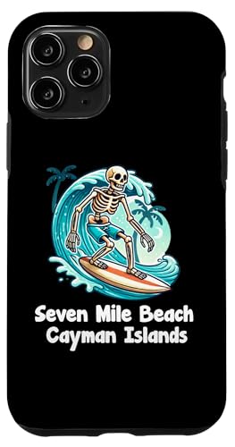 Hülle für iPhone 11 Pro Seven Mile Beach Souvenir Kaimaninseln Männer Frauen Erinnerung von Seven Mile Beach Cayman Islands Reminder Souvenir