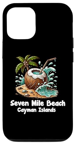 Hülle für iPhone 12/12 Pro Seven Mile Beach Souvenir Kaimaninseln Männer Frauen Erinnerung von Seven Mile Beach Cayman Islands Reminder Souvenir