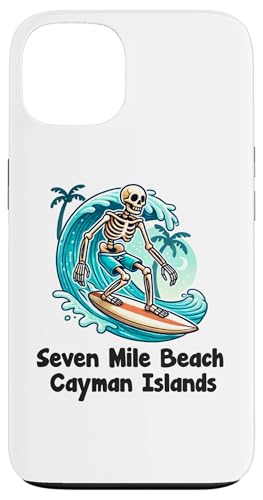 Hülle für iPhone 13 Seven Mile Beach Souvenir Kaimaninseln Männer Frauen Erinnerung von Seven Mile Beach Cayman Islands Reminder Souvenir