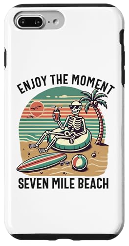 Hülle für iPhone 7 Plus/8 Plus Seven Mile Beach Souvenir Kaimaninseln Männer Frauen Erinnerung von Seven Mile Beach Cayman Islands Reminder Souvenir