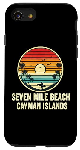 Hülle für iPhone SE (2020) / 7 / 8 Seven Mile Beach Souvenir Kaimaninseln Männer Frauen Erinnerung von Seven Mile Beach Cayman Islands Reminder Souvenir