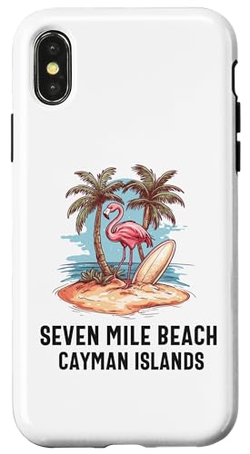 Hülle für iPhone X/XS Seven Mile Beach Souvenir Kaimaninseln Männer Frauen Erinnerung von Seven Mile Beach Cayman Islands Reminder Souvenir