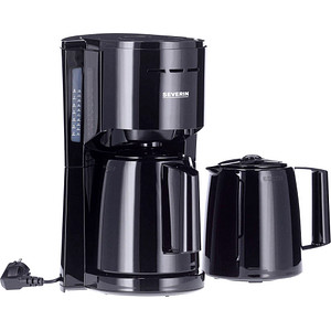 SEVERIN KA 9307 Kaffeemaschine schwarz, 8 Tassen von Severin
