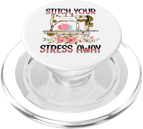 Sew Enthusiast kreative Nähmaschine PopSockets PopGrip für MagSafe von Sewing Sewer Tailor Sewing Machine Seamstress