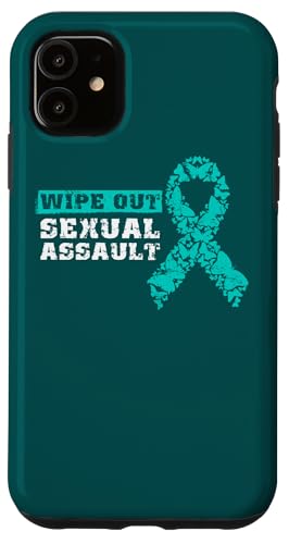 Hülle für iPhone 11 Wipe out sexual assault, Bewustsein für sexuelle Übergriffe von Sexual Assault Awareness Apparel Designs by Rn