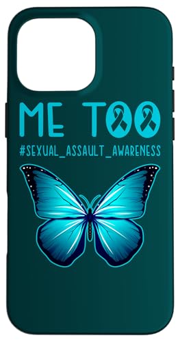 Hülle für iPhone 16 Pro Max Me Too, Schmetterling, Aufklärung über sexuelle Gewalt von Sexual Assault Awareness Apparel Designs by Rn