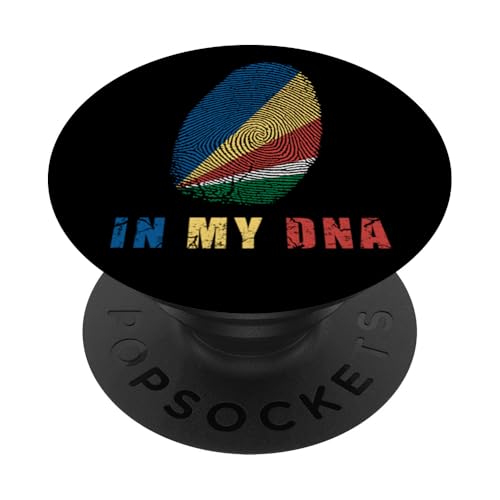 Seychellen, Flagge der Seychellen, Seychellen-Flagge. PopSockets mit austauschbarem PopGrip von Seychelles,Seychelles Flag,Flag of Seychelles.