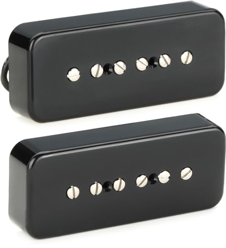 SEYMOUR DUNCAN - Mikrofon für elektrische Gitarre - Set Gitarren-Pickups Silencer P90 Hot Schwarz von Seymour Duncan