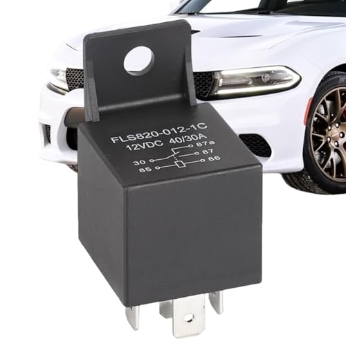 Sghtil Elektroauto-Relais, Kfz-Relais für Autos | 7Vdc 12V/24V Auto-Relais Kfz-Relais,4Pin/5Pin Mehrzweck-Autozubehör Wasserdichtes, robustes elektrisches Relais für Autos von Sghtil