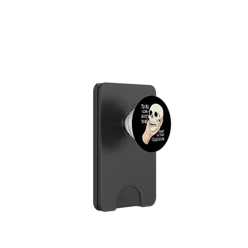 Hamlet Zitat "To be or not to be" PopSockets PopWallet für MagSafe von Shakespeare Quote Design