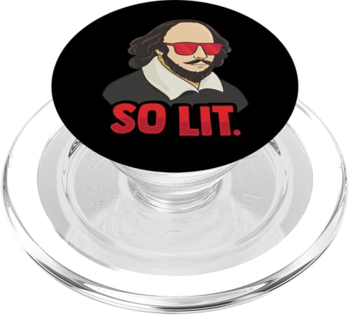 So beleuchtetes Design für einen Shakespearean Literatur-Fan PopSockets PopGrip für MagSafe von Shakespeare Quote Design