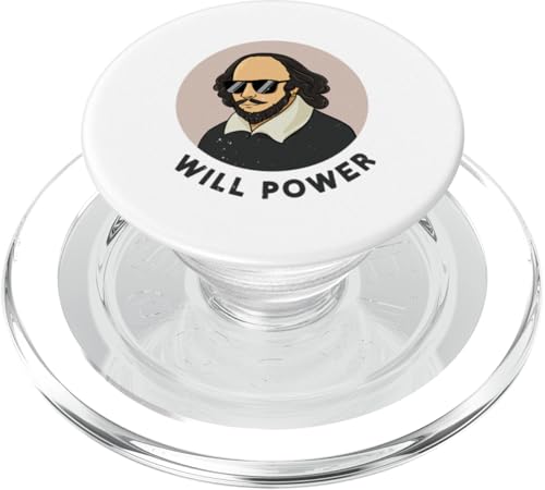 Will Power Design für einen Shakespearean Literatur-Fan PopSockets PopGrip für MagSafe von Shakespeare Quote Design