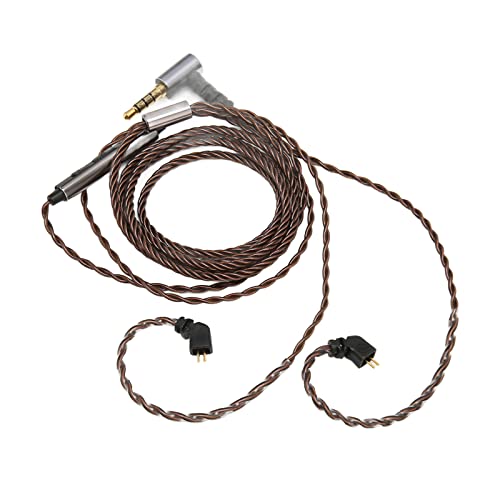 Kopfhörer-Upgrade-Kabel, Ersatz-Kopfhörerkabel, 2-polig, 0,78 mm, OFC Core Rauschunterdrückung für AS06 für QT2 für ZS5 ZS6 Kopfhörer-Upgrade-Kabel, Ersatz-Kopfhörerkabel, 2-polig, 0,78 mm, OFC Core Rauschunterdrückung für AS06 für QT2 für ZS5 ZS6 von Shanrya