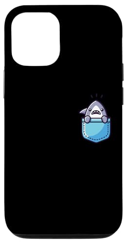 Hülle für iPhone 15 Shark In My Pocket Jungen Mädchen Kinder Hai Pocket Shark von Shark World Co.