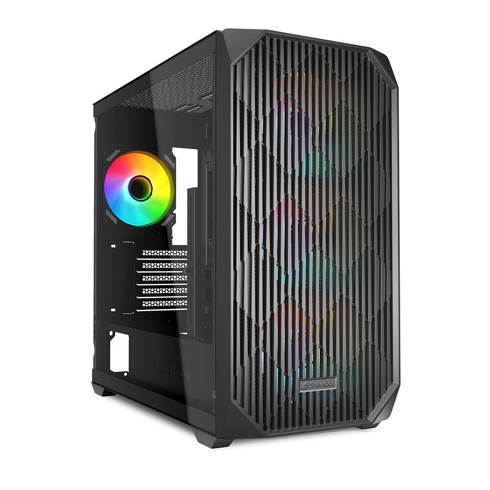 Sharkoon PC Gehäuse MK3 RGB Black Micro-ATX schwarz von Sharkoon