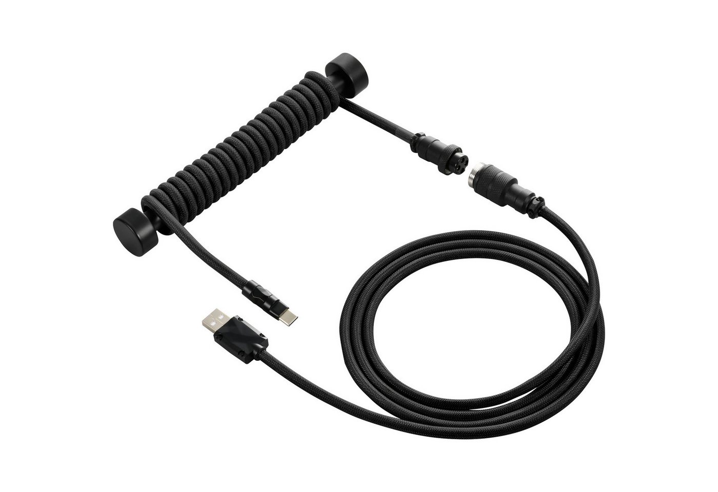 Sharkoon Sharkoon SGK50 Aviator Kabel Titan/Black, (1,85 Computer-Kabel Sharkoon Sharkoon SGK50 Aviator Kabel Titan/Black, (1,85 Computer-Kabel von Sharkoon