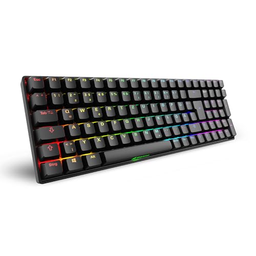 Sharkoon SGK50 S2 Schwarz, RGB, Gateron Rot von Sharkoon