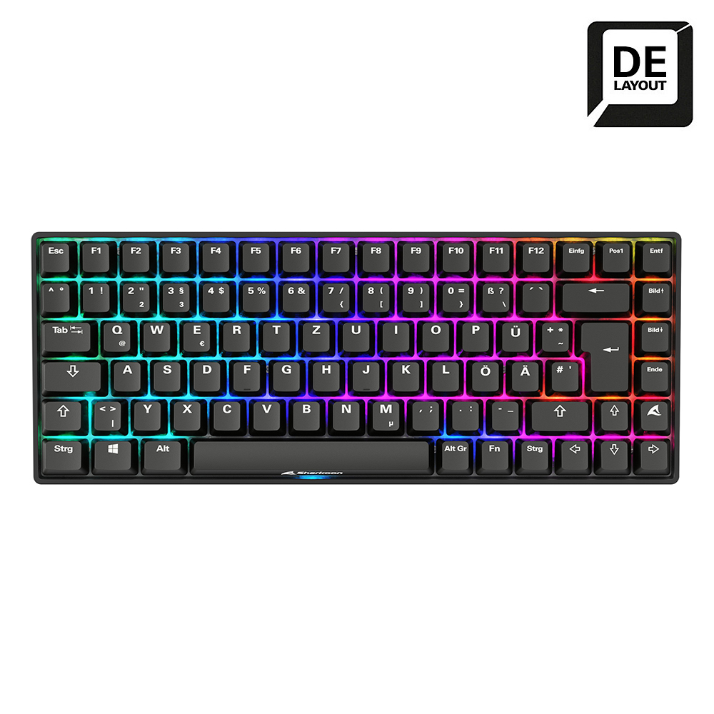 Sharkoon SKILLER SGK50 S3 PBT Gaming Tastatur B-Ware - 75% Layout, Hot-Swap Gateron G Pro Yellow V3 Switches, RGB-Beleuchtung, QWERTZ-Layout, schwarz Sharkoon SKILLER SGK50 S3 PBT Gaming Tastatur B-Ware - 75% Layout, Hot-Swap Gateron G Pro Yellow V3 Switches, RGB-Beleuchtung, QWERTZ-Layout, schwarz von Sharkoon