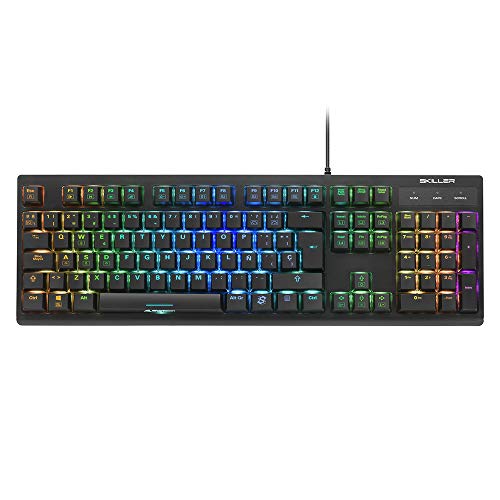 Sharkoon Skiller SGK30 Blue, Gaming Keyboard, ES Layout, RGB, 4044951030873 von Sharkoon