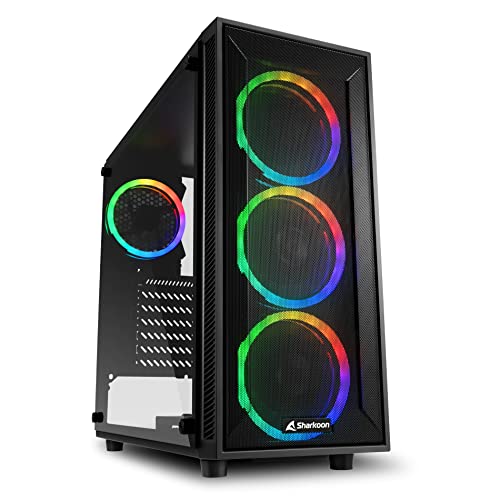 Sharkoon TG4M RGB PC Gehäuse schwarz von Sharkoon