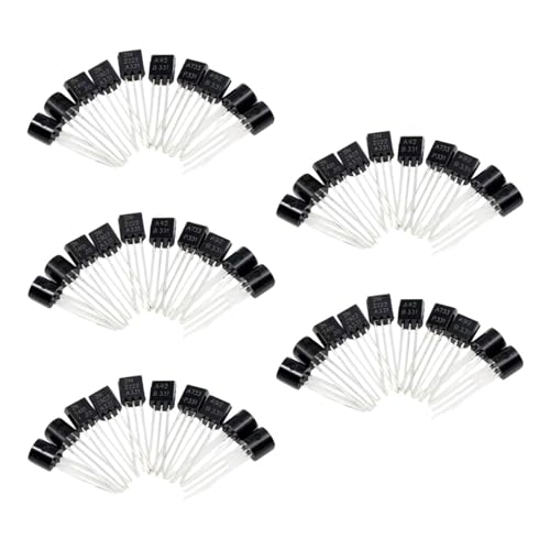 Sharplace 50 Stück NPN Set Set Metallzubehör Universal Spannungsregler für Reparature elektronische Projekte Sharplace 50 Stück NPN Set Set Metallzubehör Universal Spannungsregler für Reparature elektronische Projekte von Sharplace