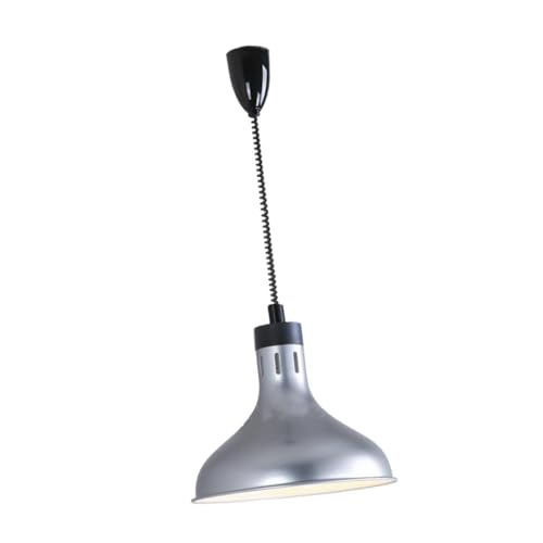 Sharplace Speisenwärmer Licht Speisenwärmlampe 275W ohne Glühbirne Speisenwärmerlampe Speisenwärmlampe für Buffet Buffetgebratenes Hähnchen Pommes, Argent A von Sharplace