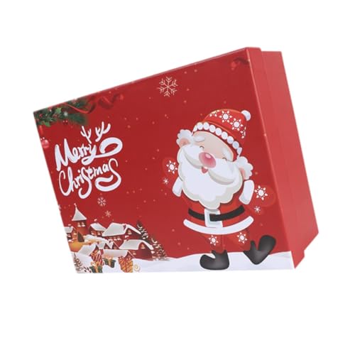 Sharplace Weihnachtsgeschenkbox, Geschenkverpackungsbox, Mehrzweck-Geschenkverpackungsbox, für Geschenke für Partys, Weihnachtsroben, Hemden, 33x25x14cm von Sharplace