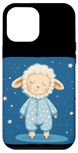 Hülle für iPhone 12 Pro Max Schlafiges Schaf im verträumten Pyjama-Kostüm von Sheep Pajama