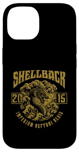 Hülle für iPhone 14 Shellback 2015 Equator Crossing Design für das Jahr 2015 von Shellback Designs for Shellback Sailors