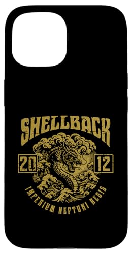 Hülle für iPhone 15 Shellback 2012 Equator Crossing Design für das Jahr 2012 von Shellback Designs for Shellback Sailors