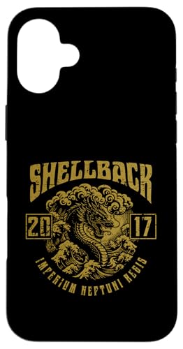 Hülle für iPhone 16 Plus Shellback 2017 Equator Crossing Design für das Jahr 2017 von Shellback Designs for Shellback Sailors