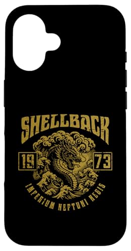 Hülle für iPhone 16 Shellback 1973 Equator Crossing Design für das Jahr 1973 von Shellback Designs for Shellback Sailors