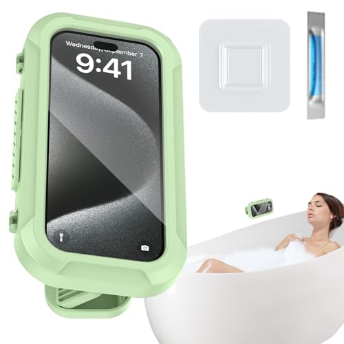 Shenrongtong Dusch Telefonhalter, Telefonhalter Dusche - Badezimmer wasserdichte Halter | Anti -Slip 360 Grad Verstellbarer Kleber -Touchscreen -Ständer für Pool Badbadewanne Haus 7inch Mobiltelefone Shenrongtong Dusch Telefonhalter, Telefonhalter Dusche - Badezimmer wasserdichte Halter | Anti -Slip 360 Grad Verstellbarer Kleber -Touchscreen -Ständer für Pool Badbadewanne Haus 7inch Mobiltelefone von Shenrongtong
