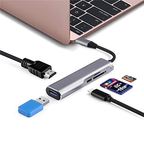 Type-C Hub Multiport Adapter, 5-in-1 USB 3.1 Typ C mit HDMI 4K, 1 USB 3.0 Ports, USB C Power Charging für MacBook von Shenzhen