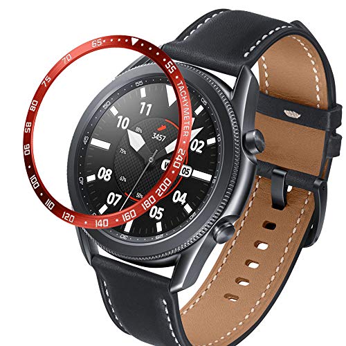 Shieranlee Bezel Styling Hülle für Galaxy Watch 3 45mm, Lünette Ring Kleber Abdeckung Kratzfest Edelstahl Schutz für Galaxy Watch3 45mm Accessory von Shieranlee