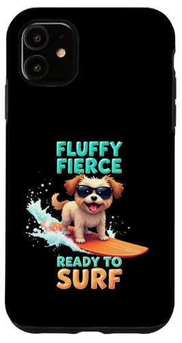 Cooler Shih Tzu Surfing Dog Hülle für iPhone 11 von Shih Tzu Fun Designs