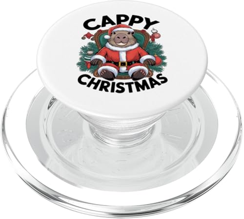 Capybara-Weihnachtskunstwerk für Capybara-Liebhaber PopSockets PopGrip für MagSafe von Shirt-o-Topia