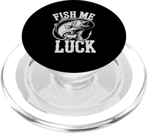 Fish Me Luck Lucky Fishing Design für Angler PopSockets PopGrip für MagSafe von Shirt-o-Topia