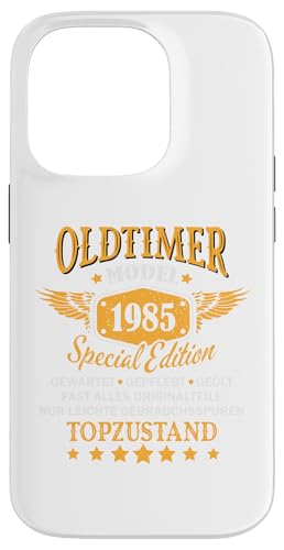 Hülle für iPhone 14 Pro 40. Geburtstag Oldtimer 1985 Mann 40 Jahre alt Lustig Deko von Shirts of Heaven