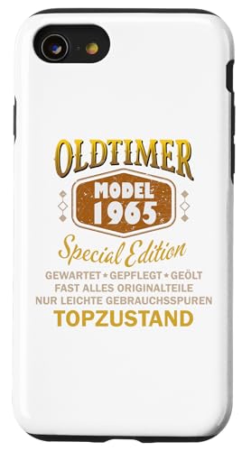 Hülle für iPhone SE (2020) / 7 / 8 60. Geburtstag Mann 60 Jahre alt Oldtimer 1965 Lustig Deko von Shirts of Heaven