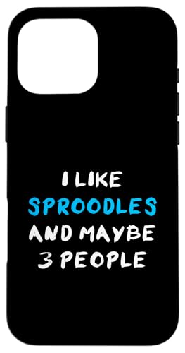 Hülle für iPhone 16 Pro Max Springerdoodle I Like Sproodles And Maybe 3 People Sproodle von Shirts & Geschenke für Hundebesitzer, Hundehalter