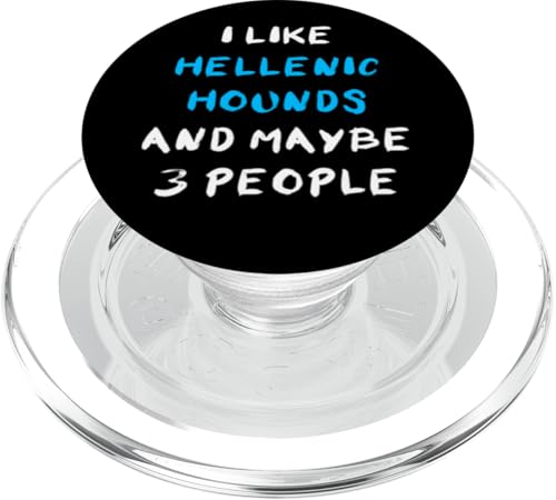 I Like Hellenic Hounds And Maybe 3 People Hellenic Hound PopSockets PopGrip für MagSafe von Shirts & Geschenke für Hundebesitzer, Hundehalter