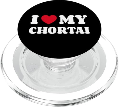 I Love My Chortai Chortaj Chortaja Borsaja PopSockets PopGrip für MagSafe von Shirts & Geschenke für Hundebesitzer, Hundehalter