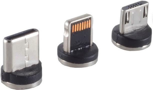 S/CONN maximum connectivity Ersatz--Magnetstecker Set, 3in1 mit Halter (14-19003) von ShiverPeaks